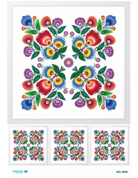 2092 Diamond Pirinç Dekopaj Kağıdı 30x42cm