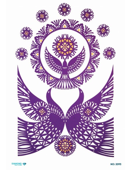 2093 Diamond Pirinç Dekopaj Kağıdı 30x42cm