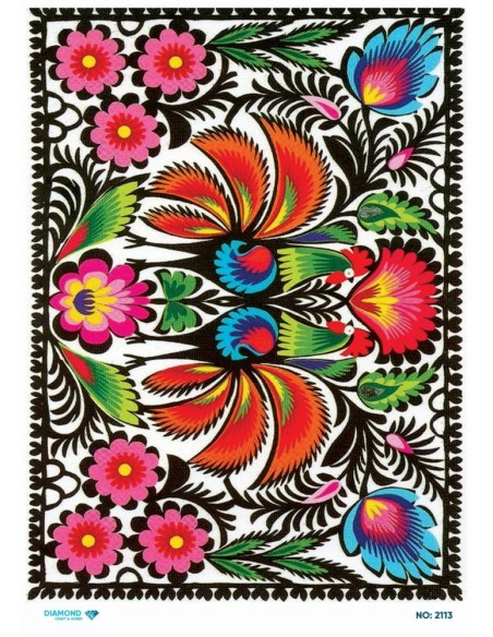 2113 Diamond Pirinç Dekopaj Kağıdı 30x42cm