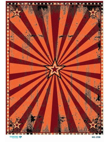 2138 Diamond Pirinç Dekopaj Kağıdı 30x42cm