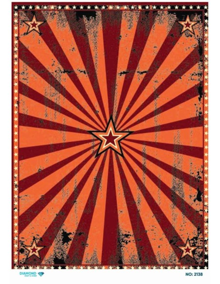 2138 Diamond Pirinç Dekopaj Kağıdı 30x42cm