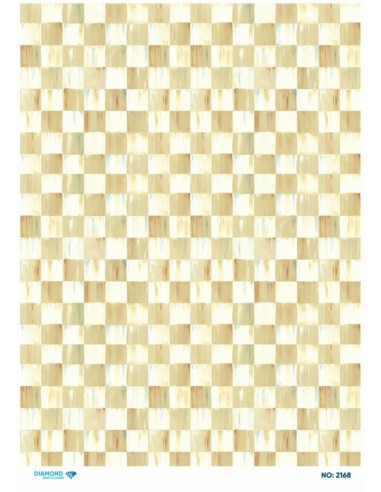 2168 Diamond Pirinç Dekopaj Kağıdı 30x42cm