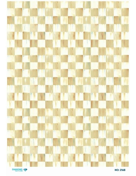 2168 Diamond Pirinç Dekopaj Kağıdı 30x42cm