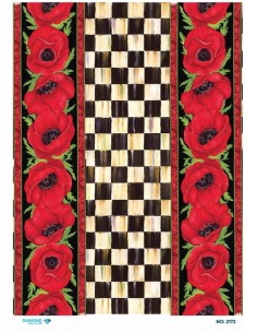 2172 Diamond Pirinç Dekopaj Kağıdı 30x42cm