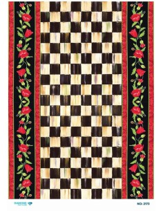 2173 Diamond Pirinç Dekopaj Kağıdı 30x42cm