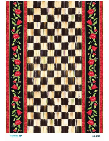 2173 Diamond Pirinç Dekopaj Kağıdı 30x42cm