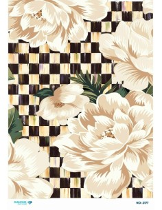 2177 Diamond Pirinç Dekopaj Kağıdı 30x42cm