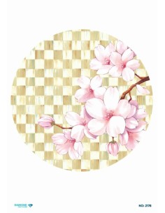 2178 Diamond Pirinç Dekopaj Kağıdı 30x42cm