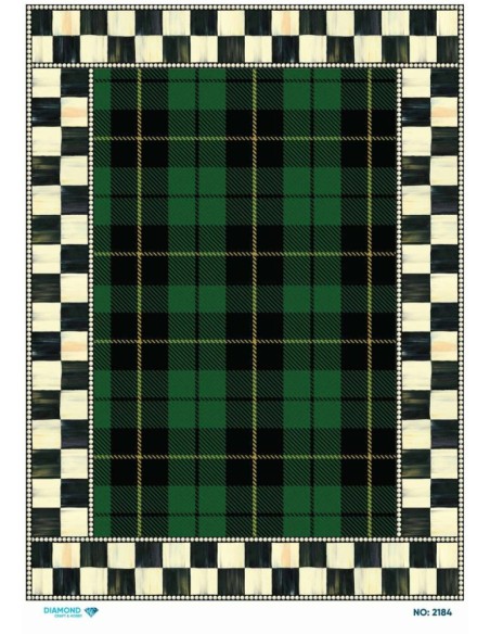 2184 Diamond Pirinç Dekopaj Kağıdı 30x42cm
