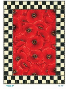 2187 Diamond Pirinç Dekopaj Kağıdı 30x42cm