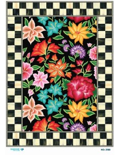 2188 Diamond Pirinç Dekopaj Kağıdı 30x42cm