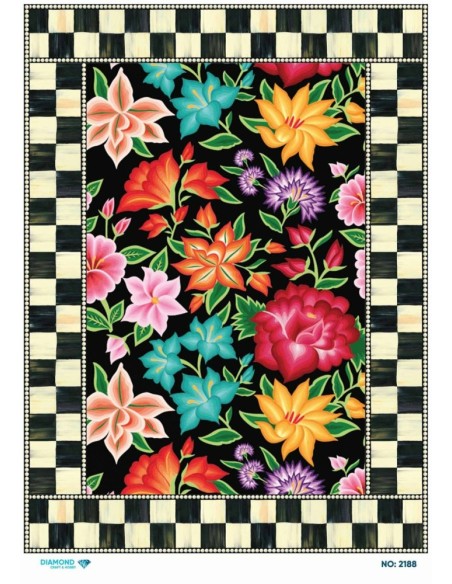 2188 Diamond Pirinç Dekopaj Kağıdı 30x42cm
