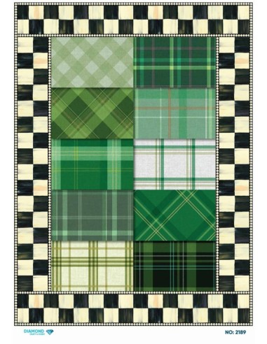 2189 Diamond Pirinç Dekopaj Kağıdı 30x42cm
