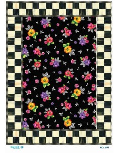 2191 Diamond Pirinç Dekopaj Kağıdı 30x42cm