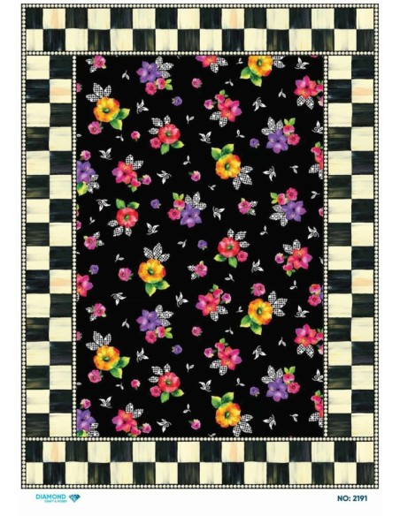 2191 Diamond Pirinç Dekopaj Kağıdı 30x42cm