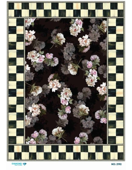 2192 Diamond Pirinç Dekopaj Kağıdı 30x42cm