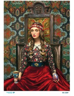 2209 Diamond Pirinç Dekopaj Kağıdı 30x42cm