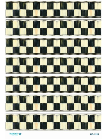 2228 Diamond Pirinç Dekopaj Kağıdı 30x42cm