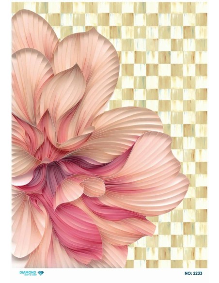 2233 Diamond Pirinç Dekopaj Kağıdı 30x42cm