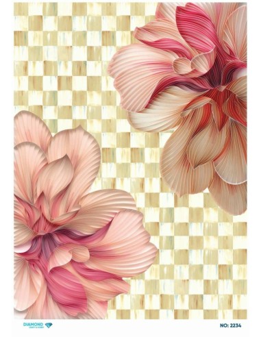 2234 Diamond Pirinç Dekopaj Kağıdı 30x42cm