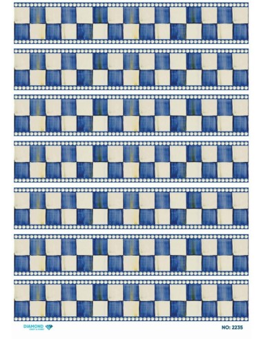 2235 Diamond Pirinç Dekopaj Kağıdı 30x42cm