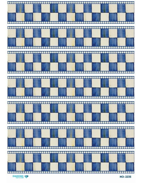 2235 Diamond Pirinç Dekopaj Kağıdı 30x42cm