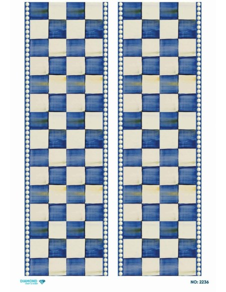 2236 Diamond Pirinç Dekopaj Kağıdı 30x42cm