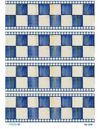 2238 Diamond Pirinç Dekopaj Kağıdı 30x42cm
