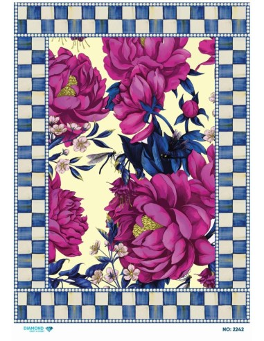 2242 Diamond Pirinç Dekopaj Kağıdı 30x42cm
