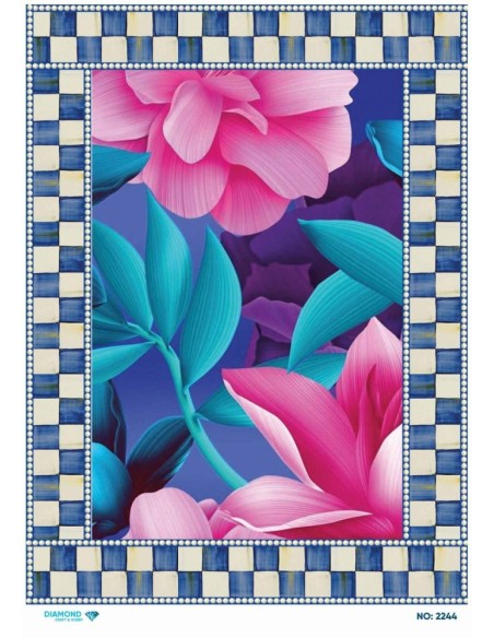 2244 Diamond Pirinç Dekopaj Kağıdı 30x42cm