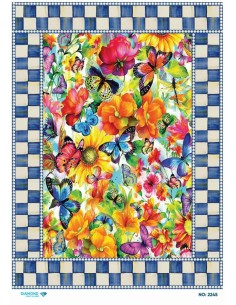 2245 Diamond Pirinç Dekopaj Kağıdı 30x42cm