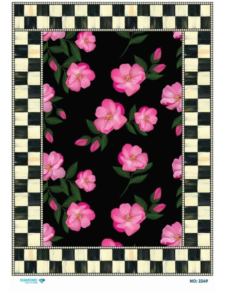 2249 Diamond Pirinç Dekopaj Kağıdı 30x42cm