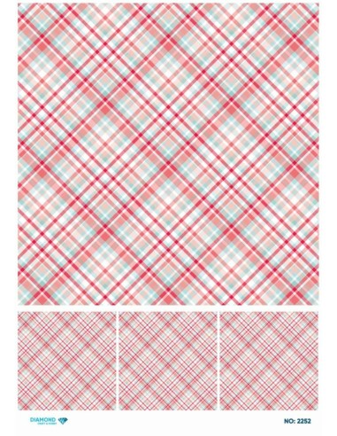2252 Diamond Pirinç Dekopaj Kağıdı 30x42cm