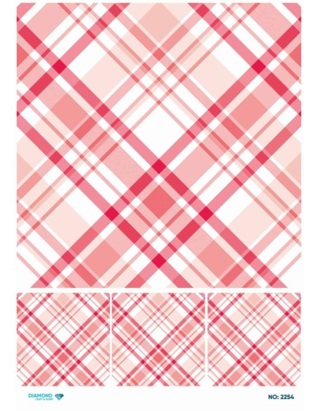 2254 Diamond Pirinç Dekopaj Kağıdı 30x42cm