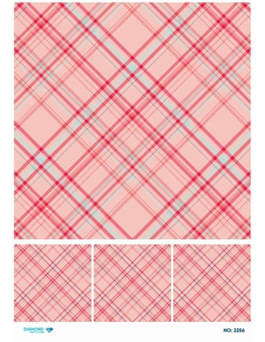 2256 Diamond Pirinç Dekopaj Kağıdı 30x42cm