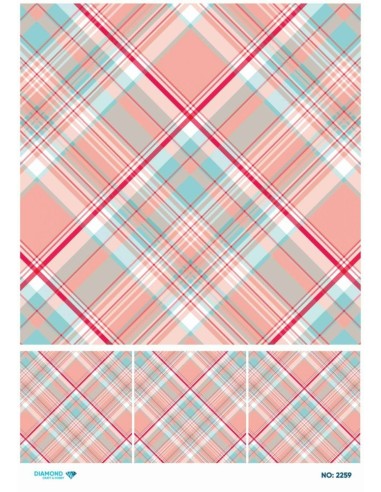 2259 Diamond Pirinç Dekopaj Kağıdı 30x42cm