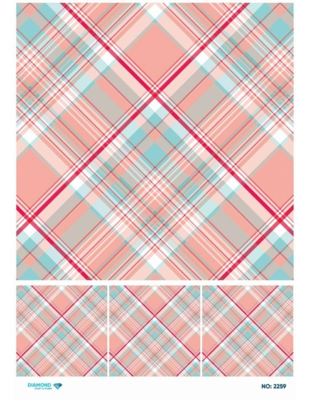2259 Diamond Pirinç Dekopaj Kağıdı 30x42cm