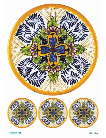 2314 Diamond Pirinç Dekopaj Kağıdı 30x42cm