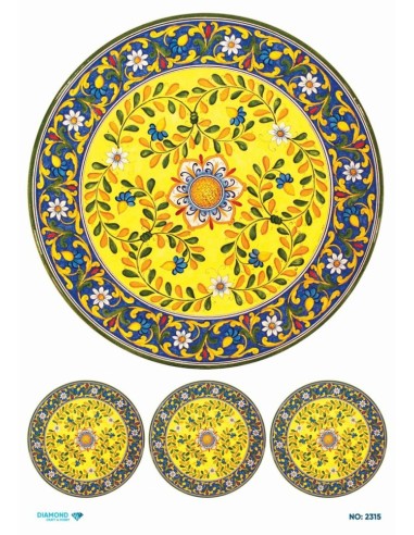 2315 Diamond Pirinç Dekopaj Kağıdı 30x42cm