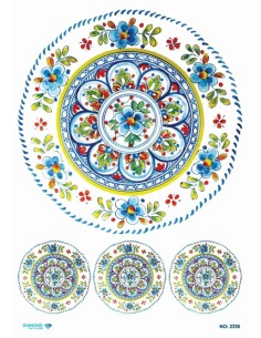2318 Diamond Pirinç Dekopaj Kağıdı 30x42cm