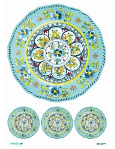 2319 Diamond Pirinç Dekopaj Kağıdı 30x42cm