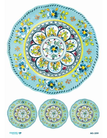 2319 Diamond Pirinç Dekopaj Kağıdı 30x42cm