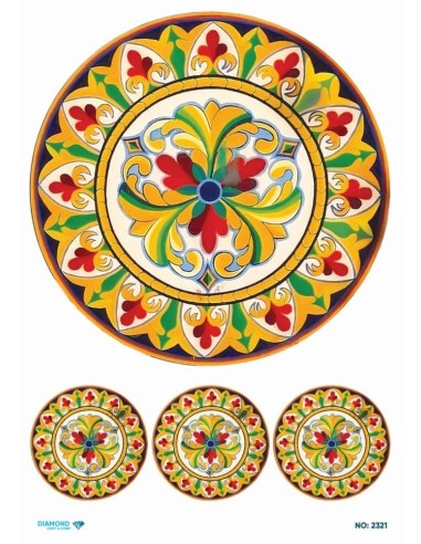 2321 Diamond Pirinç Dekopaj Kağıdı 30x42cm