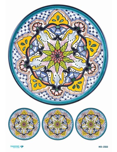 2322 Diamond Pirinç Dekopaj Kağıdı 30x42cm
