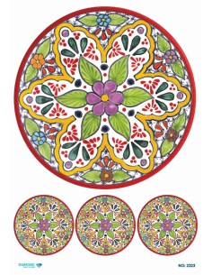 2323 Diamond Pirinç Dekopaj Kağıdı 30x42cm