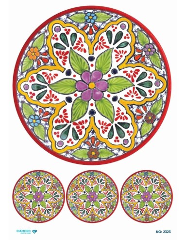 2323 Diamond Pirinç Dekopaj Kağıdı 30x42cm