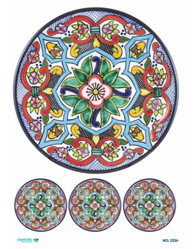 2324 Diamond Pirinç Dekopaj Kağıdı 30x42cm