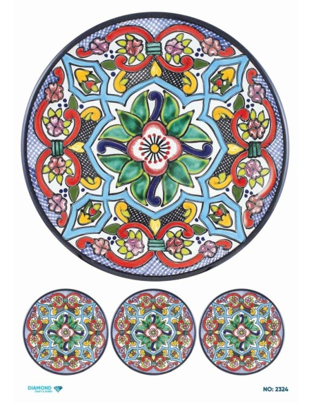 2324 Diamond Pirinç Dekopaj Kağıdı 30x42cm