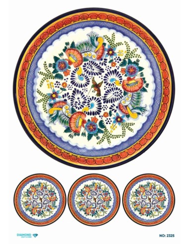 2325 Diamond Pirinç Dekopaj Kağıdı 30x42cm