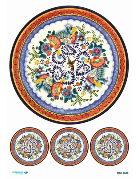 2325 Diamond Pirinç Dekopaj Kağıdı 30x42cm